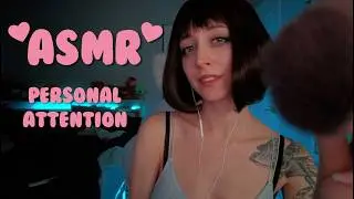 ASMR 💙 personal attention with layered rain