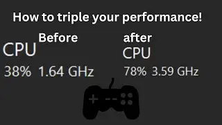 How to TRIPLE your performance WINDOWS 10/11