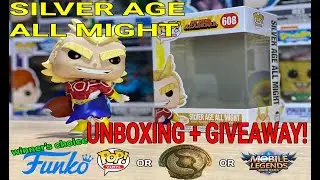 FUNKO POP! SILVER AGE ALL MIGHT - Unboxing + Giveaways
