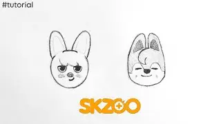 [TUTORIAL] How to draw SKZOO Characters/wolf chan and Dwaekki