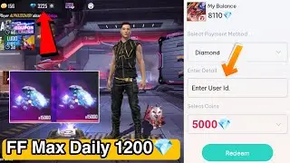 Free Fire Max Daily 1200💎 फ्री Trick 😱 How to Add Daily Free Diamonds in Free Fire Max