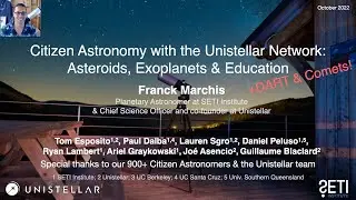 SMCAS Presents: Citizen Astronomy with the Unistellar Network by Dr. Franck Marchis