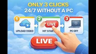 How to Setup a 24 7 Cloud Stream on YouTube