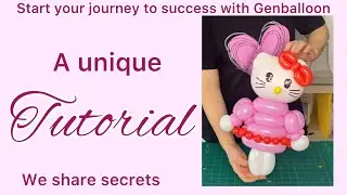 Balloon Kitty. How to make. Tutorial