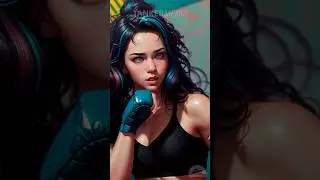 AI Girls - PHONK Workout 🏋🏻‍♀️ Short Visual Trip 🍄 AI Animation #phonk #aigirl #aianimation #popart