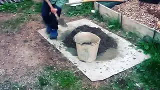 вот так работают мужики с детства