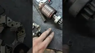 Как собрать щёточный узел стартера.