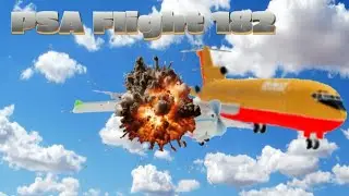PSA Flight 182 (PTFS Crash Animation)