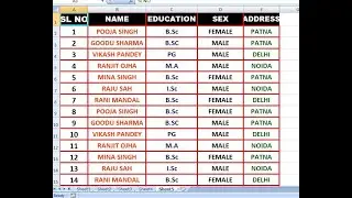 Serial Number In Excel  !! Numbering  in Excel  !! 4 method to Generate Serial Number In Excel  🔥👍🔥🔥