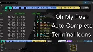 美化你的 Windows Terminal (oh-my-posh, history autocomplete, terminal icons)