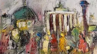 Actionpainting Kunstmesse Stuttgart 2015 | Peter Feichter & Petra Nowak