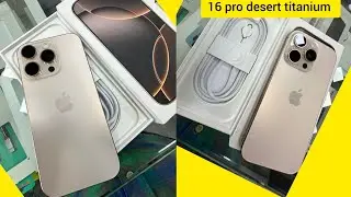 iPhone 16 pro desert titanium unboxing #iphone16pro