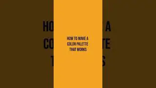 How to make a color palette that works #colorpalette #designs #graphicdesigner #graphics