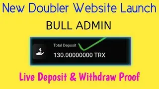 bullmining.cloud New Doubler Website Launch | BULL ADMIN | Trx Doubler Sites 2023