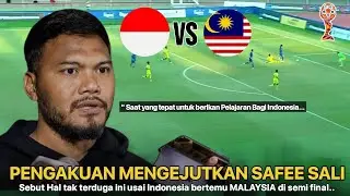 Gemparkan Asean ‼️ Pernyataan Berani Safee Sali, sebut hal mengejutkan ini jelang semi Final AFF U19