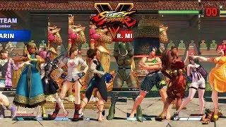 Street Fighter V AE Juri/Kolin/Cammy/Chun Li/Karin vs R.Mika/Laura/Menat/Ibuki/Poison PC Mod