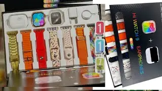 watch ⌚️ 11×1 smart watch ⌚️ Air Pods free total 11 strap multi colors ⌚️