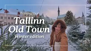 Wintery walking tour of Tallinn Old Town