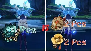 Which One is The Best Artifact? F2P Yelan Nymph's dream Vs 2 Pcs HoD and ToTM Genshin Impact