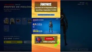 Fortnite Item Shop⏰ Saturday, September 14, 2024 #fortnite #fortnitebattleroyale #fortniteshorts