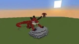 Building a dragon in minecraft