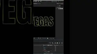 Make Vegas text effect with some creativity 