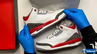 [ASMR] Nike Air Jordan 3 Retro ‘Fire Red’ Unboxing | No Talking