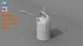 Autodesk Maya Tutorial | How to Model a Gas Flame Burner.