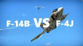 F-4J vs F-14B dogfight [War Thunder]