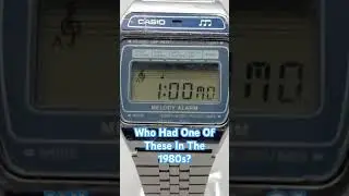 1980s Casio Melody Alarm Watch. School days nostalgia #vintagedigitalwatch#casio #1980s