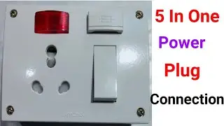 How to connect Power Plug connection in Hindi | by Ps Electronics