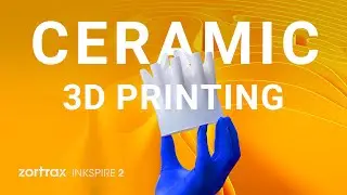 3D Printing of Ceramic Jet Engine Mixer on Zortrax Inkspire 2 Resin 3D Printer