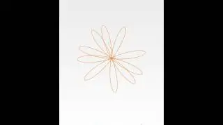 Spirograph:Beautiful spirograph in the making