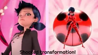 Ladybug SHOCKED transformation! |FAN-MADE| French + English dub.