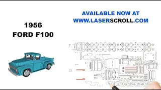 1956 FORD F100 Pickup CNC Pattern or Template