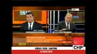 Gürsel TEKİN CNN TÜRK'ün konuğu oldu. ( 27/01/2014 )