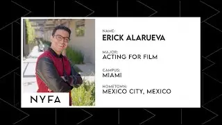 NYFA x The College Tour · ERICK ALARUEVA