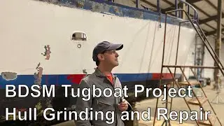 Hull Grinding and Repair on Project Aftercare 9 10 2020