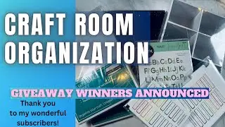 💥Winners Announced! 💥Craft Room Organization