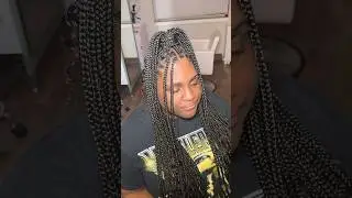 Small knotless braids #braidstyles #knotlessbraids