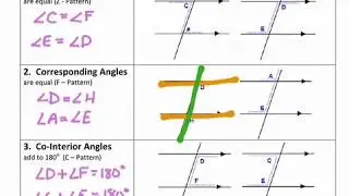 Lesson 5.7 - Properties of Parallel Lines and Angles