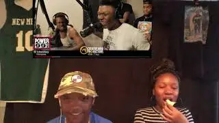@1drewboy and @kiingdree on the COMEUPSHOW No CAP React