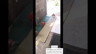 Teknik keringkan karpet besar dengan spinner masjid #spinnerkarpetmasjid