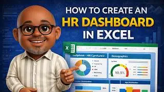 How To Create An HR Dashboard in Excel in 2024 | FREE HR Dashboard INCLUDED #hranalytics #analytics