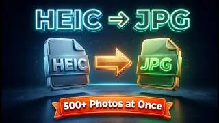How to Convert HEIC to JPEG Free & Fast [500+ file at once | working 2026]