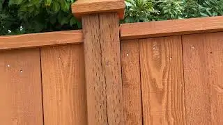 The posts are splitting