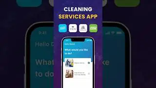 Grow your Cleaning Service Business  via app 💹🔝 #shorts #mobileappdevelopment