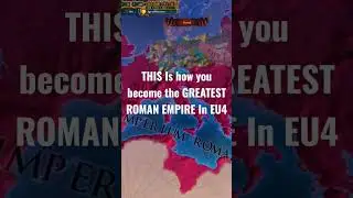 How to become the GREATEST ROMAN EMPIRE In EU4 #eu4guide #europauniversalisiv #eu4 #shorts #history