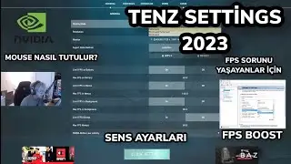 TENZ FULL SETTİNGS VALORANT,NVİDA,DİSPLAY,MOUSE 2023