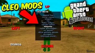COMO INSTALAR CLEO MODS PARA GTA SAN ANDREAS ANDROID 2024 | Menu Cleo Mod Para GTA SA Android